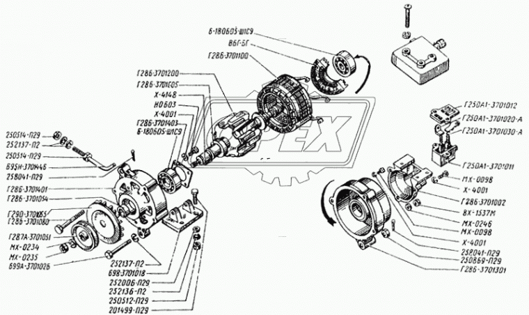 Г287А-3701051 Шкив генератора ЗиТ