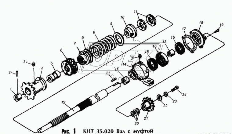 1307 Подшипник 35х80х21 шарик.радиал. 2-ряд.