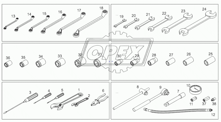 SOCKET Разъём электрический JCB