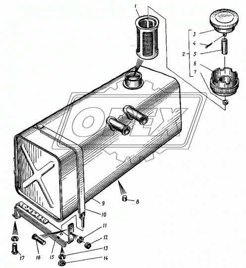4014-4615010-11 Бак масляный