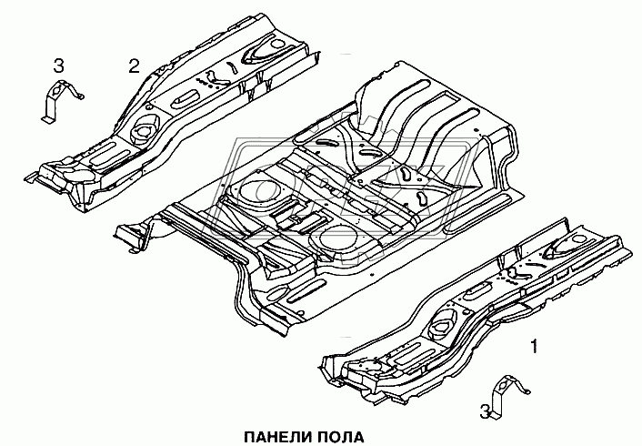 81.62811-4815 Панель пола правая MAN TGL MAN