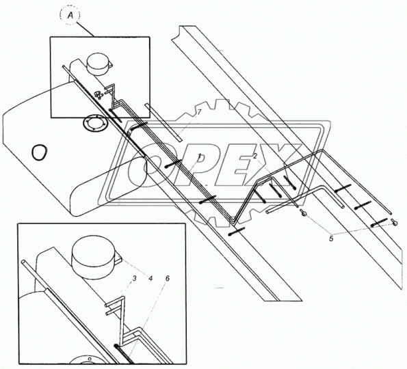 4370-1104586 Трубка ПВХ ф10х1 воздушная без наконечника МАЗ