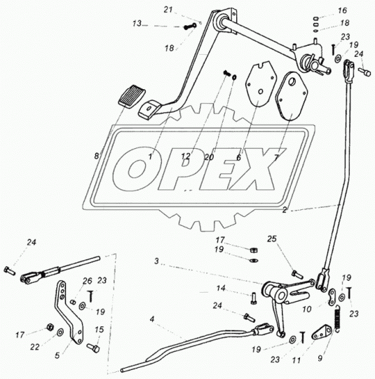 4370-1602830 Рычаг сцепления МАЗ-4370