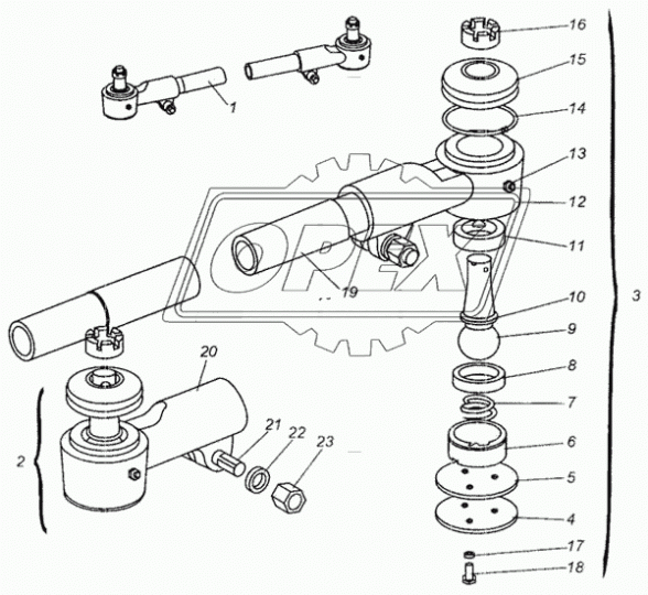 4370-3003065 Палец рулевой (шаровой) (МАЗ-4370); голый БААЗ