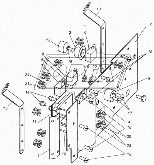 64226-3724095 Провод (выключатель массы-рама) (перемычка) РЫБИНСК