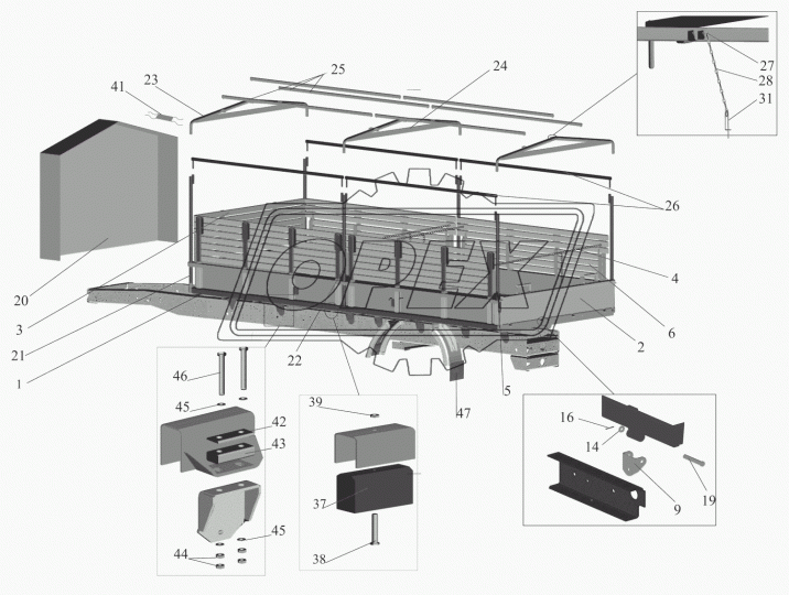 93866-8508328 Усилитель угловой МАЗ
