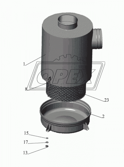 5337-1109586 Заглушка бункера ОЗАА