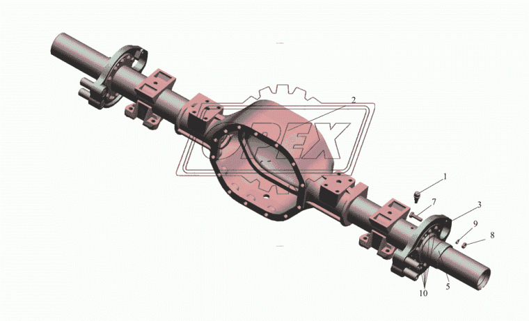 4370-3502015 Суппорт тормозных колодок МАЗ задний дисковый ТАИМ