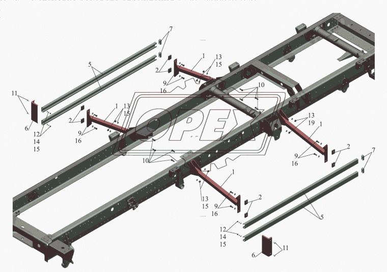 4370-2815022-020 Балка МАЗ