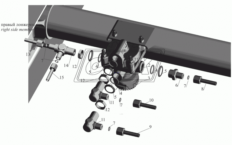 4370-3506280 Трубка МАЗ