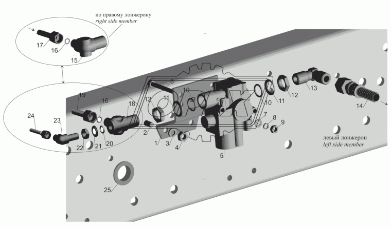 4370-3506329 Втулка (РТИ) ф39х45 L=12 рамы БРТ