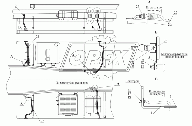 6501-8208022 Кронштейн МАЗ
