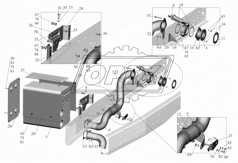 643008-1204022 Ограждение МАЗ