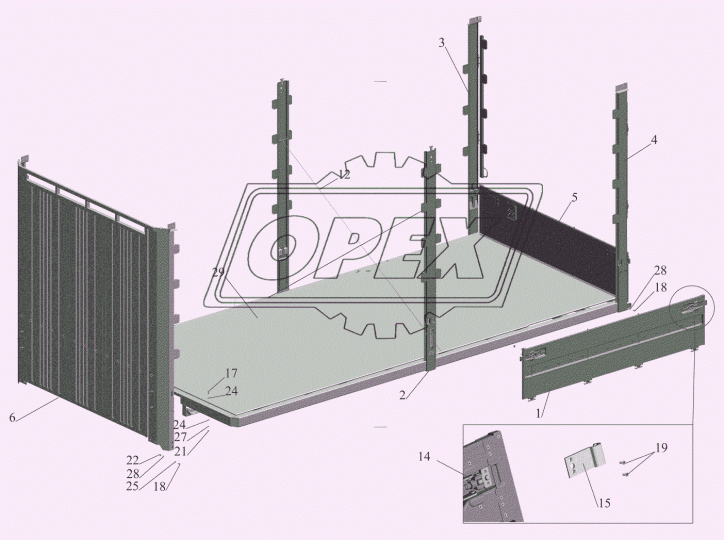401062 Винт ГОСТ-11738 М16х45.109 МАЗ