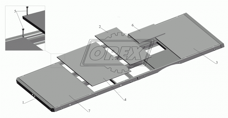 9758-8501426-015 Панель МАЗ