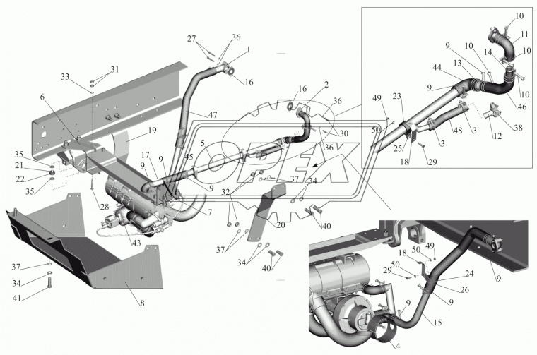 641808-1015130 Фланец МАЗ