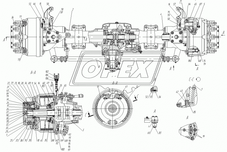 641808-2304061 Шарнир левый МАЗ