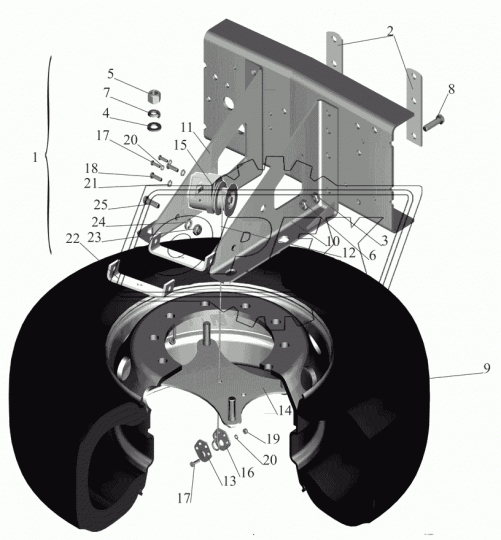 5309-3105050 Кронштейн МАЗ