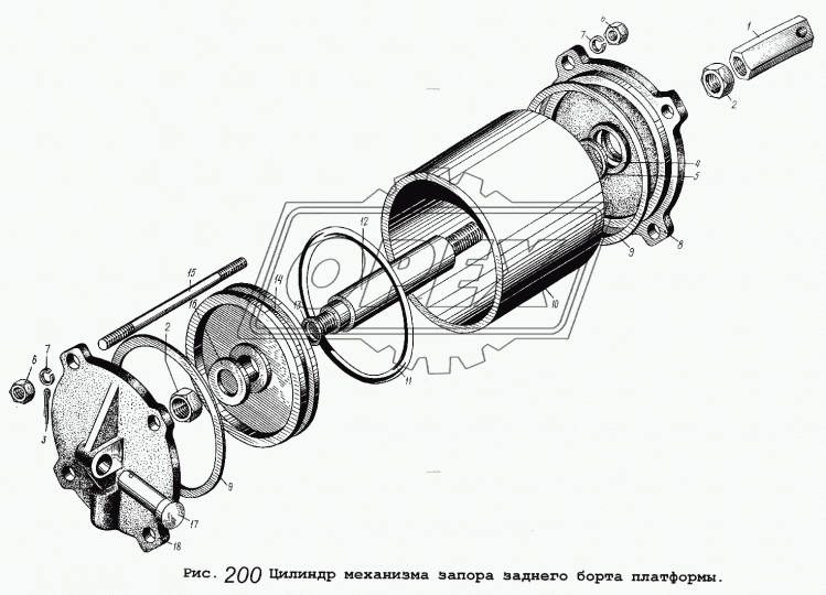 503Б-8505334 Шпилька М8 L=150 Р1=32х1,25/132х1,25 МАЗ