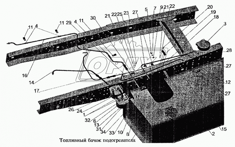630308-1104500 Трубка заборная МАЗ