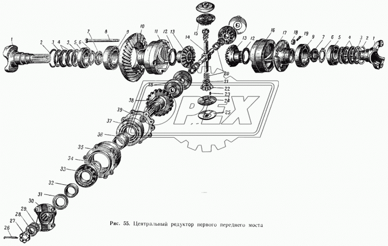 7312 Подшипник 60х130х33,5 ролик.радиал.конич. 1-ряд. SAUER ACHSEN (1970-2020), SCANIA P- (1970-2020) ГПЗ