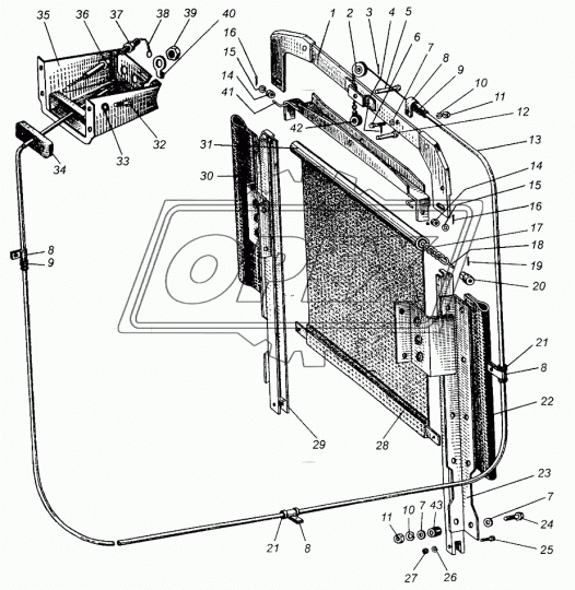 504В-1310065 Прокладка ОЗАА