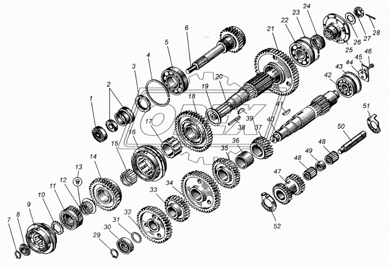 240-1307094 Пружина манжеты ЯЗДА