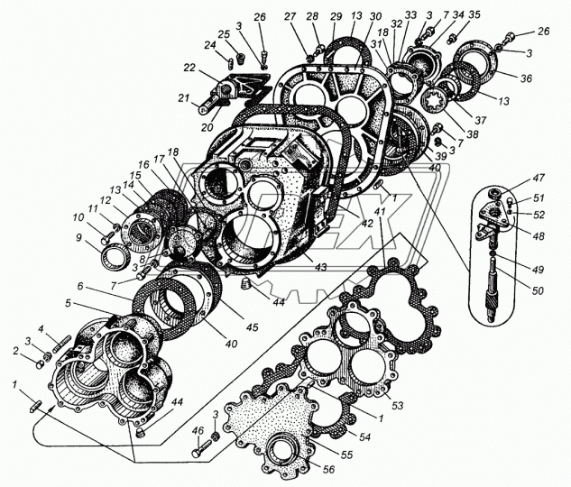 509-1802061 Прокладка регулир. МАЗ