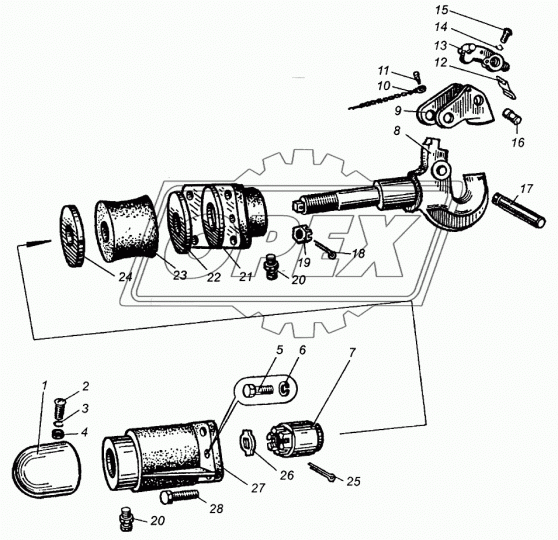 500А-2805074 Буфер буксирного крюка БРТ