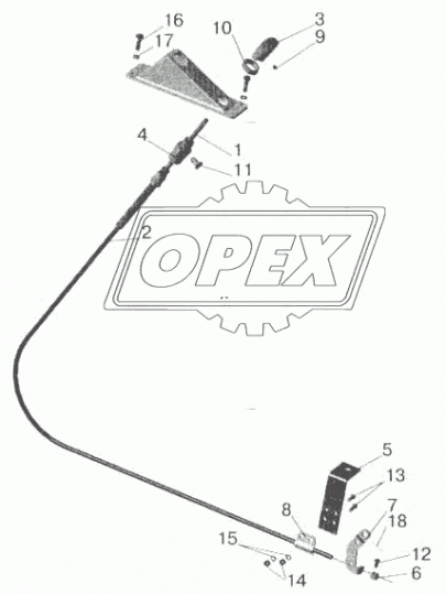 5336-1115114 Кронштейн цилиндра горного тормоза МАЗ