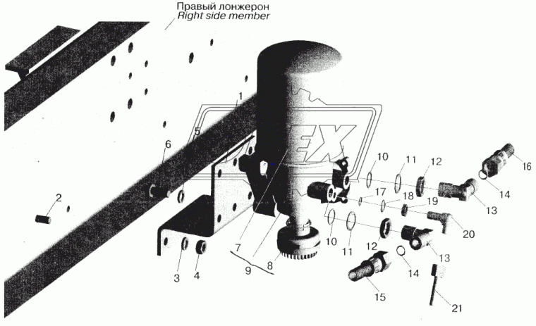 551605-3506148 Трубка МАЗ