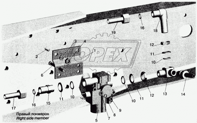 64229-3538010 Кронштейн МАЗ