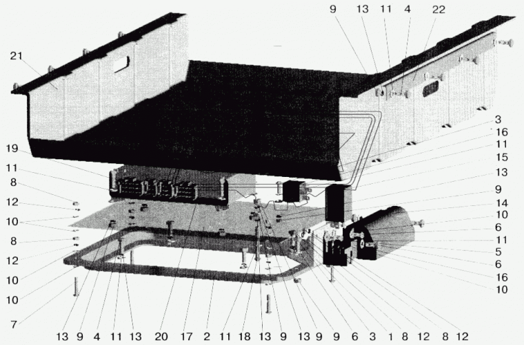 64221-3722037-01 Кронштейн ОЗАА