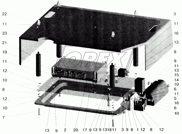 63035-3724616 Крышка блока АБС ОЗАА