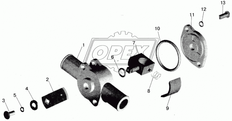 64221-8101157 Пружина стяжная L=9 (4вит.) ф9х8 dвит=1 КРАНА МАЗ