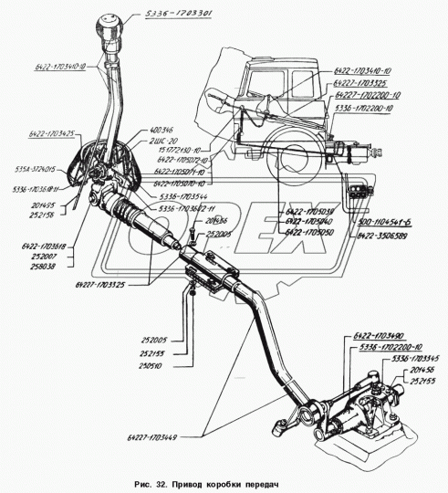 6422-2906030 Втулка стабилизатора МАЗ передней подвески (45х70 , полиуритан) АШ