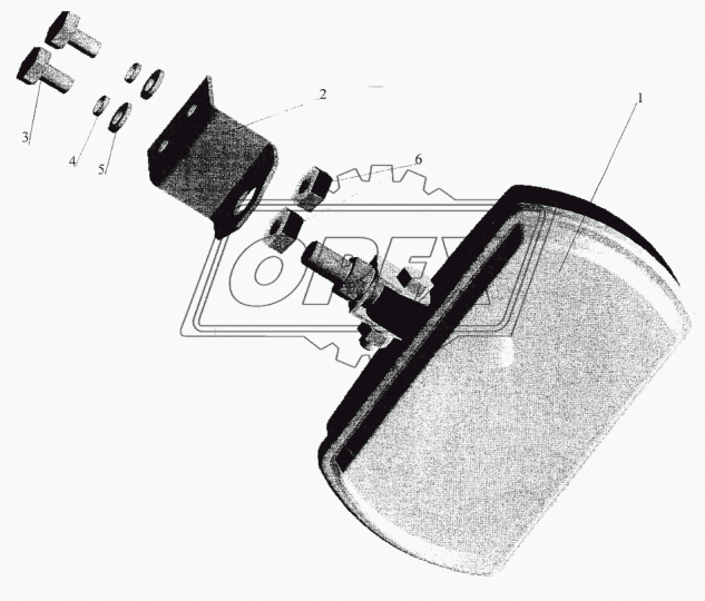 544008-3743132 Кронштейн МАЗ