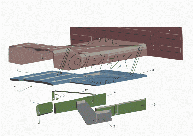 64226-5112046-01 Шайба крепления накладки шумоизоляции (ПВХ) ф30; h=14 ОЗАА