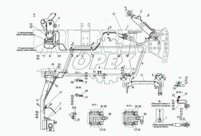 544019-5009058 Трубопровод МАЗ