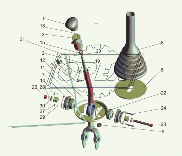 533742-1703412 Рычаг МАЗ