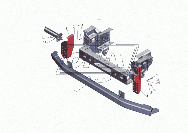 544019-2809014 Кронштейн МАЗ