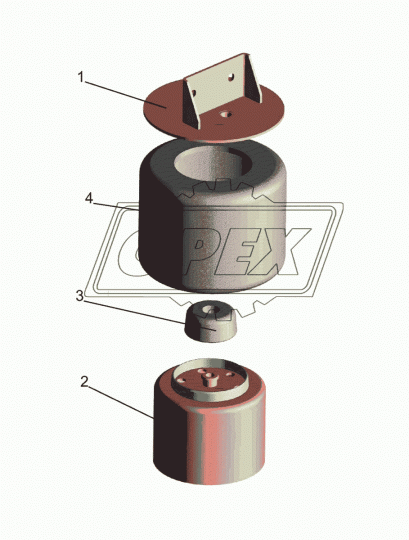 544019-2934042 Фланец верхний МАЗ