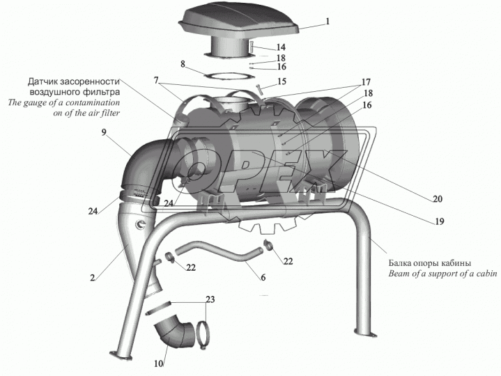 5551А2-1014062 Шланг МАЗ