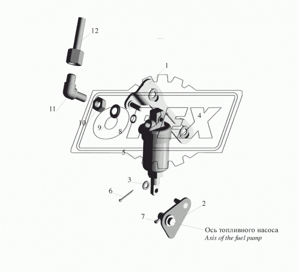 543205-3570184 Кронштейн МАЗ