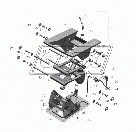 6303-5004099 Заглушка (РТИ) ф10 н=11 насоса механизма опрокидывания кабины БРТ