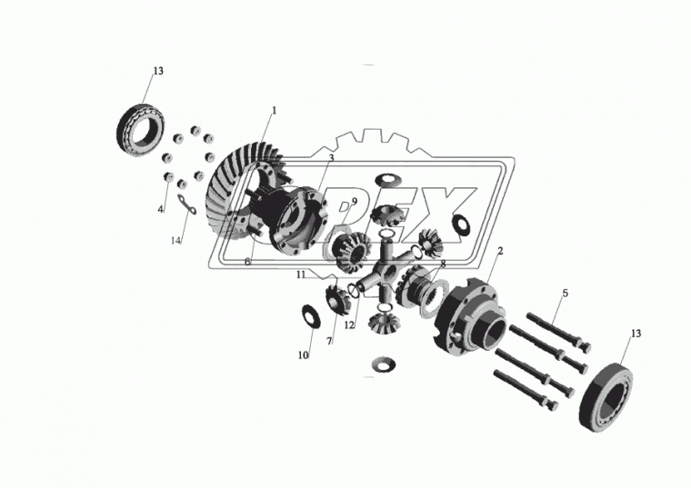32218A Подшипник 90х160х42,5 ролик.радиал.конич. 1-ряд. мостов/МАЗ.КРАЗ.КАМАЗ/ IVECO LCV (1970-2020), K?SSBOHRER (1970-2020), RVI LCV (1970-2020), ROR (1970- FAG