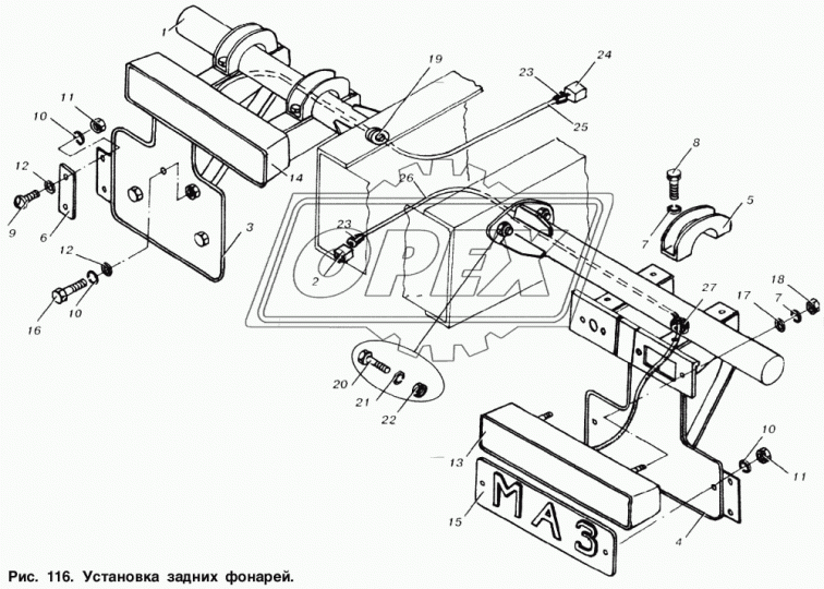 64221-3724539 Уплотнитель электропроводки БРТ