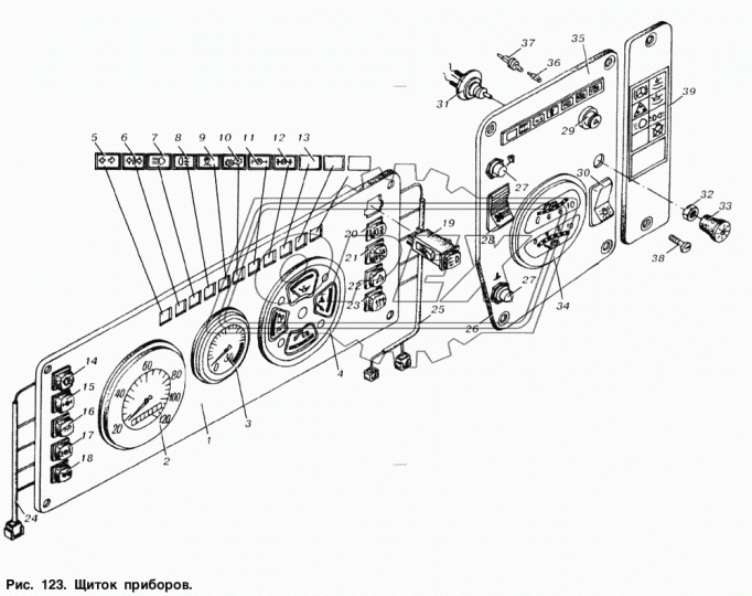 64221-3724012-01 Жгут выключателей щитка приборов левый РЫБИНСК