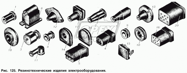 5337-3724121 Изолятор штекерного наконечника БРТ