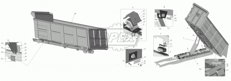 651608-8501323 Шайба (сталь) ф120х140х3; Установка платформы МАЗ